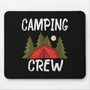 2021 Camping Crew Family Camper Road Trip Matching Mouse Pad