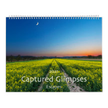 2021 Captured Glimpses Scenic Wall Calendar