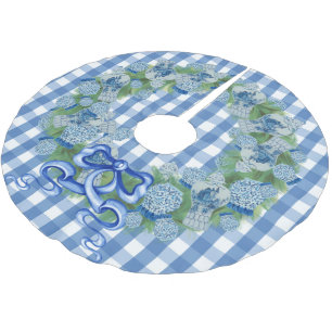 2021 Christmas Ginger Jar  Ceramic Ornament Brushed Polyester Tree Skirt