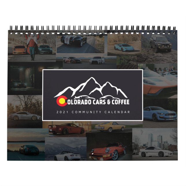 2021 Colorado Cars & Coffee Community Calendar (Cover)