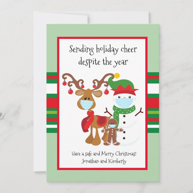 2021 Covid Sending Holiday Cheer Despite Year (Front)