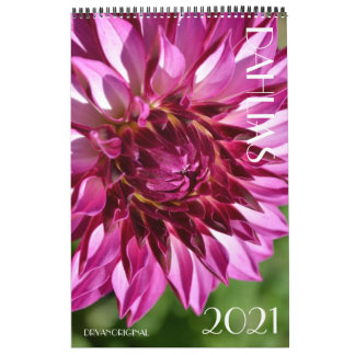 2021 DAHLIA CALENDAR- DRYANORIGINAL CALENDAR