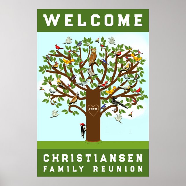 2021 Family Reunion Welcome Poster (Front)