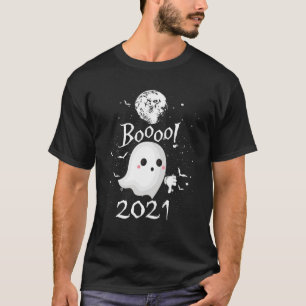 2021 Halloween - Booo Ghost Bat Witch Costume T-Shirt