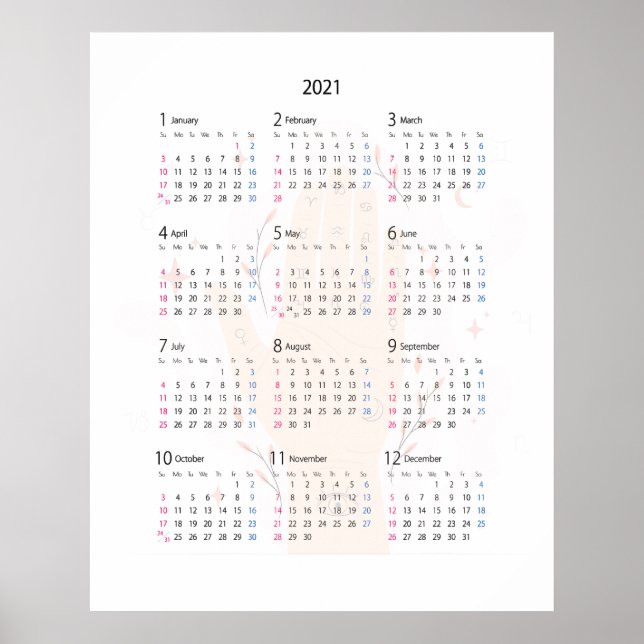 2021 Happy New Year 2021 New Year Happy 2021 Poster (Front)