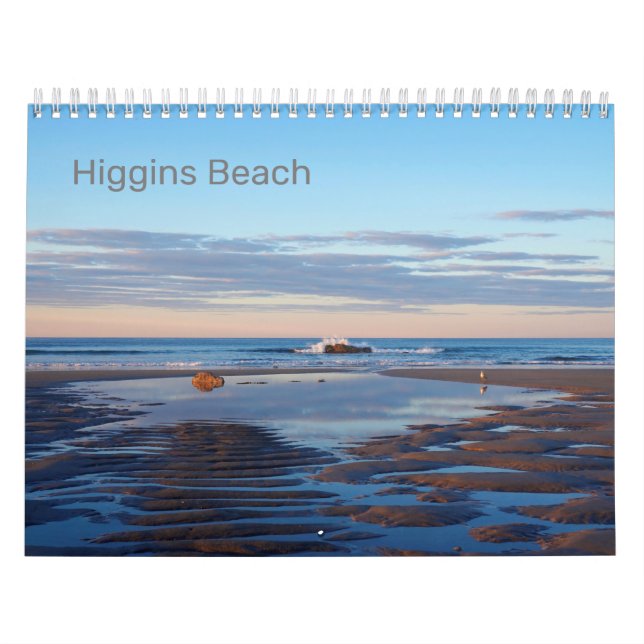 2021 Higgins Beach Maine Photography Calendar (Cover)