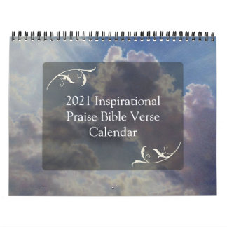 2021 Inspirational Praise Bible Verse Calendar