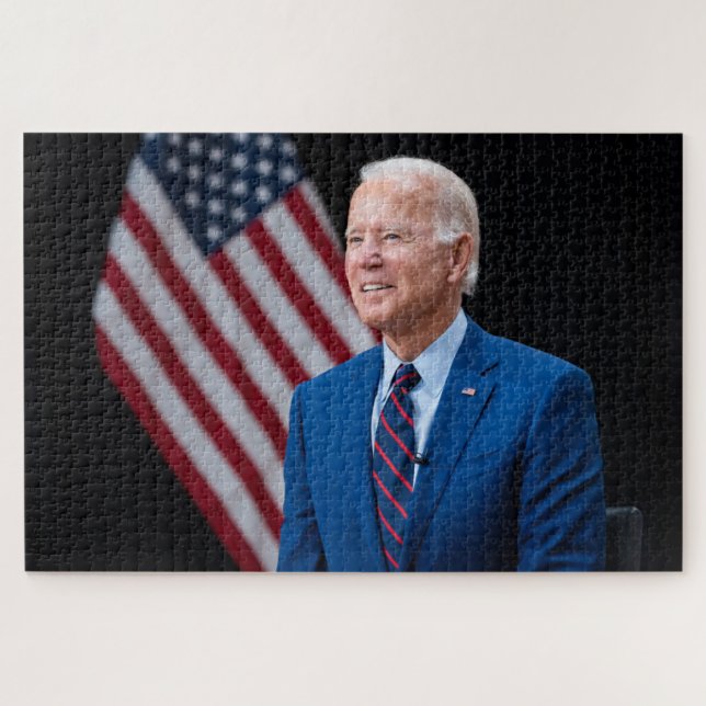 2021 Joe Biden US President Portrait Jigsaw Puzzle (Horizontal)