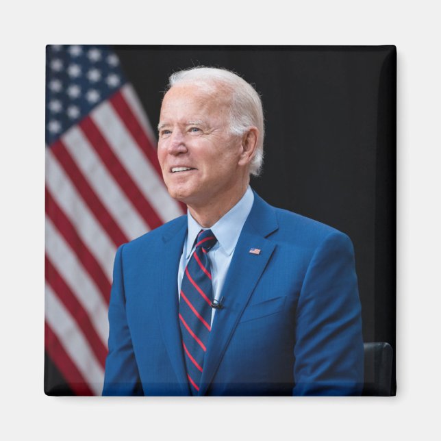 2021 Joe Biden US President Portrait Magnet (Front)