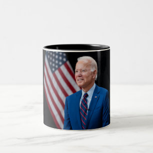 2021 Joe Biden US President Portrait Two-Tone Coffee Mug