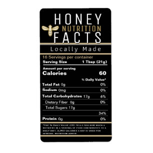 2021 Latest Honey Nutrition Black Gold with Bee