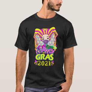 2021 Mardi Gras Costume  Mardi Gras 2021 Quarantin T-Shirt