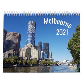 2021 Melbourne Yearly Calendar