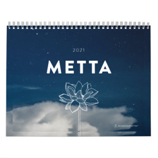 2021 Metta Phrases Calendar by PeaceLoveMetta