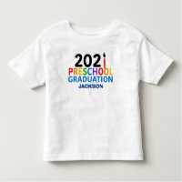 2021 Preschool Graduation Cute Custom Graduate