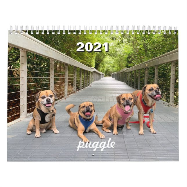 2021 Puggle Calendar (Cover)