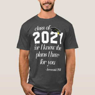 2021 Religious Graduation Bible Verse T-Shirt