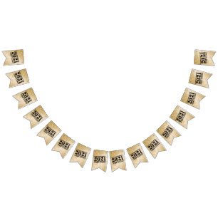 2021 Sober & Clean Celebrates Recovery Sobriety Bunting