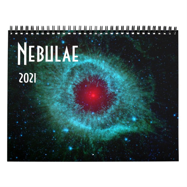 2021 Space Astronomy Universe NASA Nebulae Calendar (Cover)