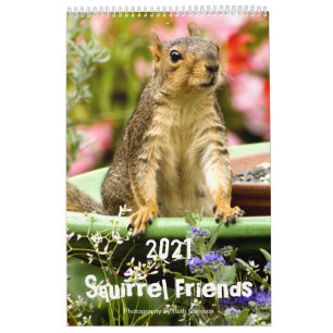2021 Squirrel Friends Calendar