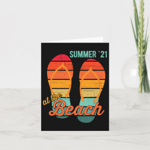 2021 Summer Family Beach Ocean Vacation Matching F Card