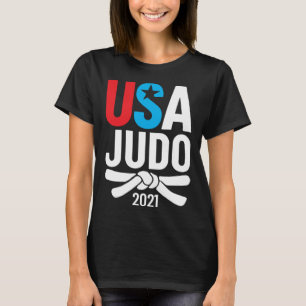 2021 USA Judo Player Apparel American  for US Judo T-Shirt