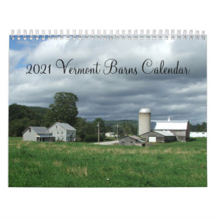 2021 Vermont Barns - Calendar