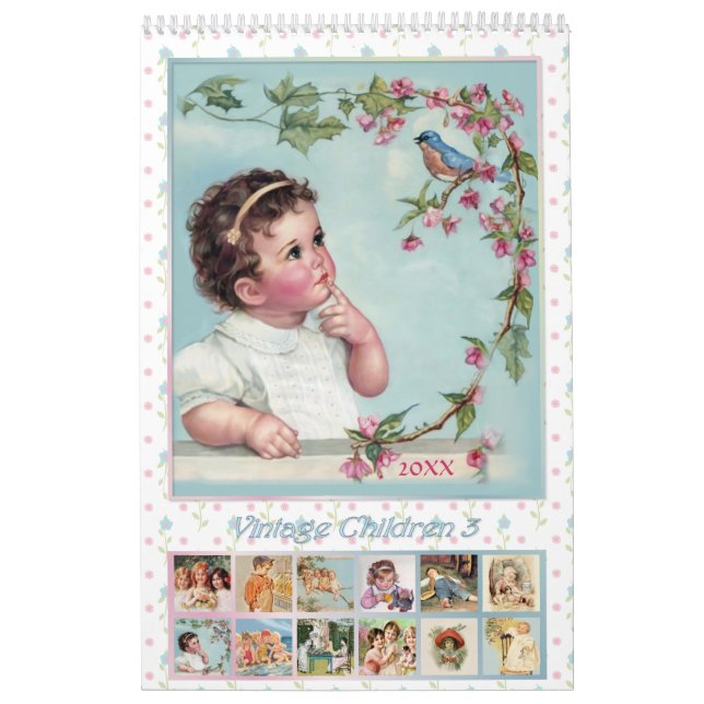 2021 Vintage Children Calendar 3 (Cover)