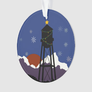 2021 Winter Water Tower Ornament