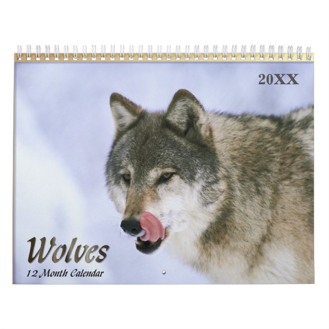 2021 Wolves Wildlife Calendar (Cover)