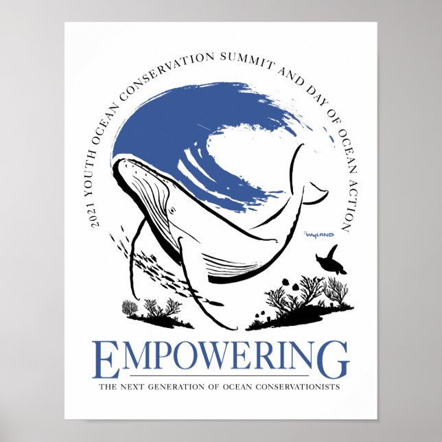 2021 Youth Ocean Conservation Summit Poster (Front)