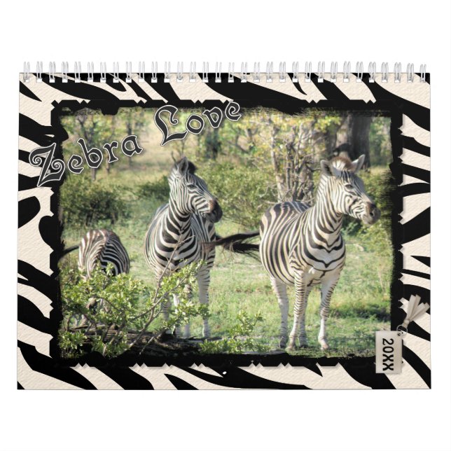 2021 Zebra Love Calendar (Cover)