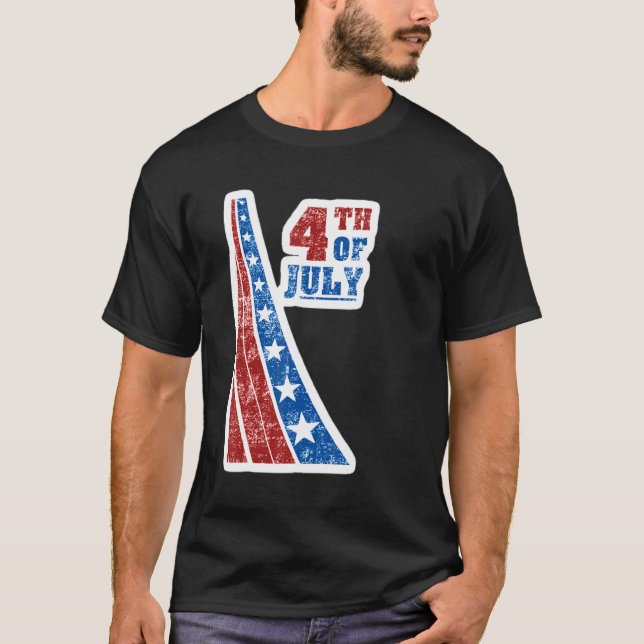 2022 4th Of July Independence Day Us American Flag T-Shirt (Front)