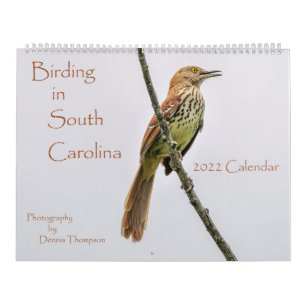 2022 Birding in South Carolina Calendar