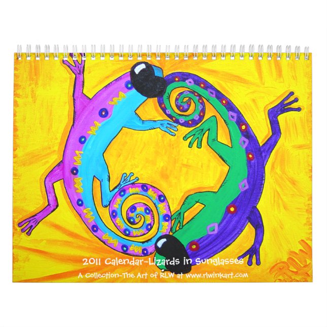 2022 Calendar~Lizards in Sunglasses Calendar (Cover)