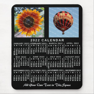 2022 Calendar (See Description for New Version) Mouse Pad