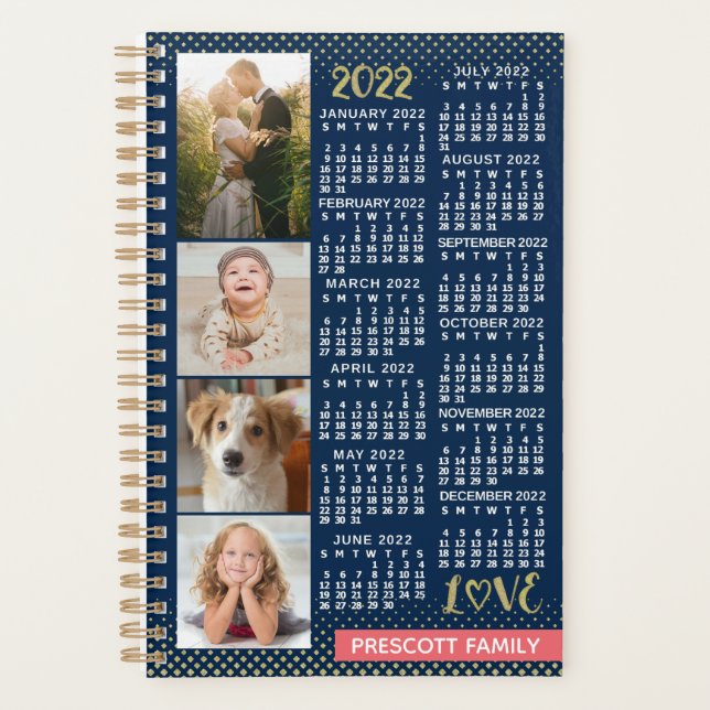 2022 Calendar (See Description for New Version)  Planner (Front)