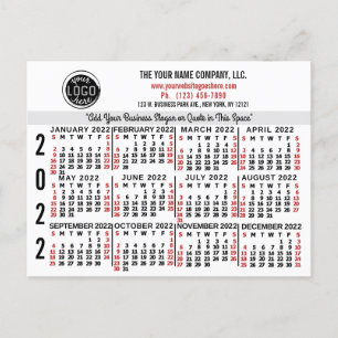 2022 Calendar (See Description for New Version)  Postcard