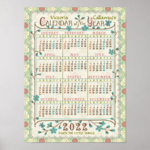 2022 Calendar (See Description for New Version)  Poster
