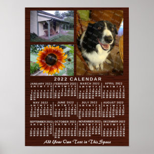 2022 Calendar (See Description for New Version) Poster