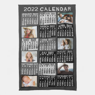 2022 Calendar (See Description for New Version)  Tea Towel