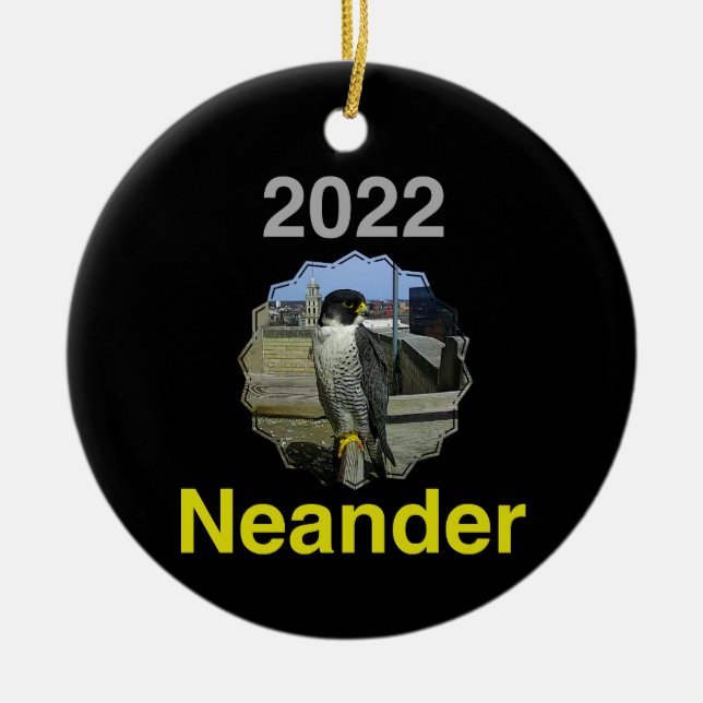 2022 Ceramic Circle Ornament Neander (Front)