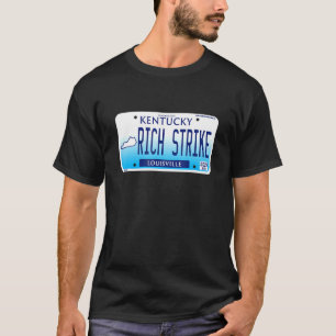 2022 Derby Winner Rich Strike License Plate Graphi T-Shirt
