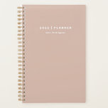 2022 Dusty Pink Monthly Weekly Non Dated Dark Planner<br><div class="desc">Get things done with our 2022 dark beige planner. Weekly and monthly pages for business or personal planning,  making schedules and taking notes. Stickers included. Pages are blank so you can start anytime.</div>