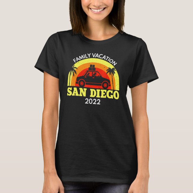 2022 Family Vacation San Diego Ca Matching Car Tri T-Shirt (Front)