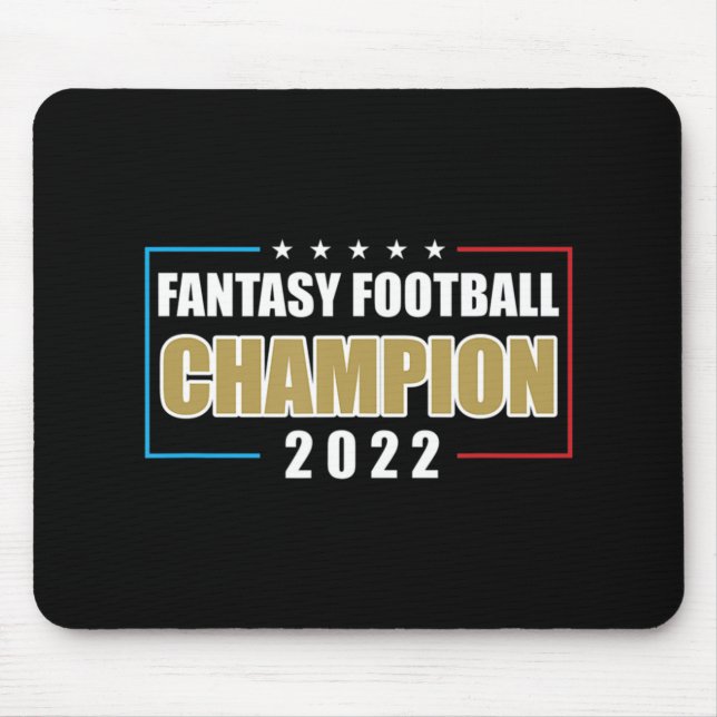 2022 Fantasy Football Champion USA Football Mouse Pad (Front)