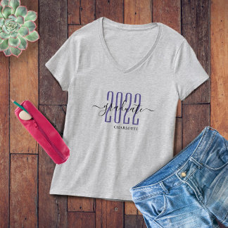 2022 Graduate Senior with Name T-Shirt