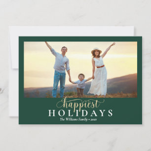 2022 Happiest Holidays Photo Insert Holiday Cards