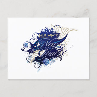 2022 Happy New Year Postcard