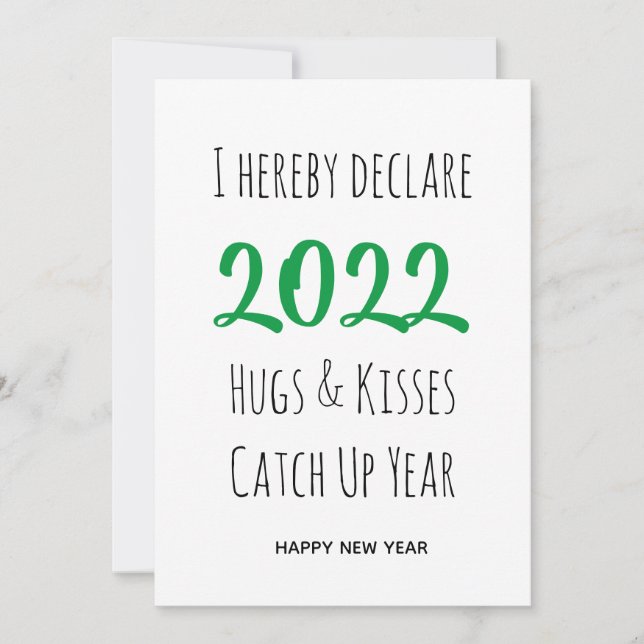 2022 HUGS AND KISSES | New Year (Front)